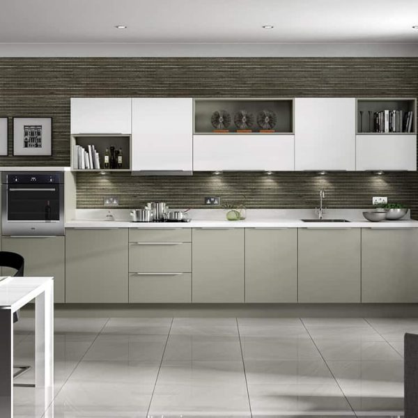 Metro White with Dakar, Kitchens &amp; Bathrooms Designed &amp; Fitted in Kirkintilloch &amp; Falkirk