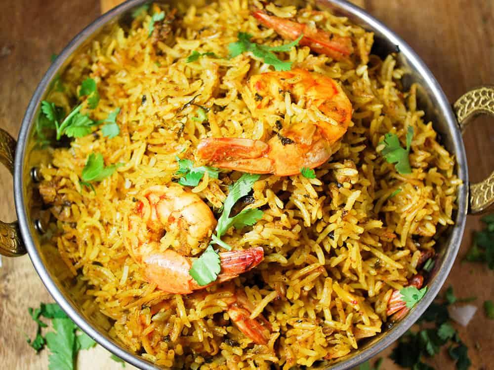 Prawn and spinach biryani, Kitchens &amp; Bathrooms Designed &amp; Fitted in Kirkintilloch &amp; Falkirk