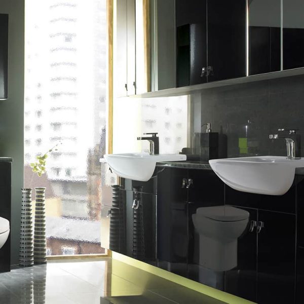 Urban Gloss Black, Kitchens &amp; Bathrooms Designed &amp; Fitted in Kirkintilloch &amp; Falkirk