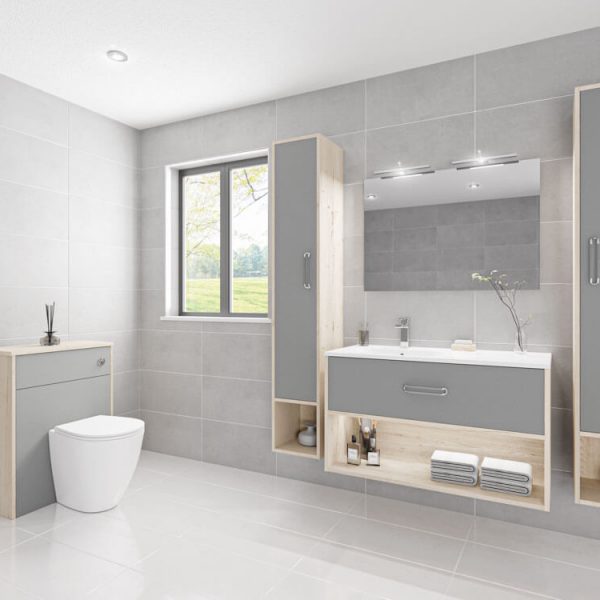 Apri Matt Dust Grey, Kitchens &amp; Bathrooms Designed &amp; Fitted in Kirkintilloch &amp; Falkirk